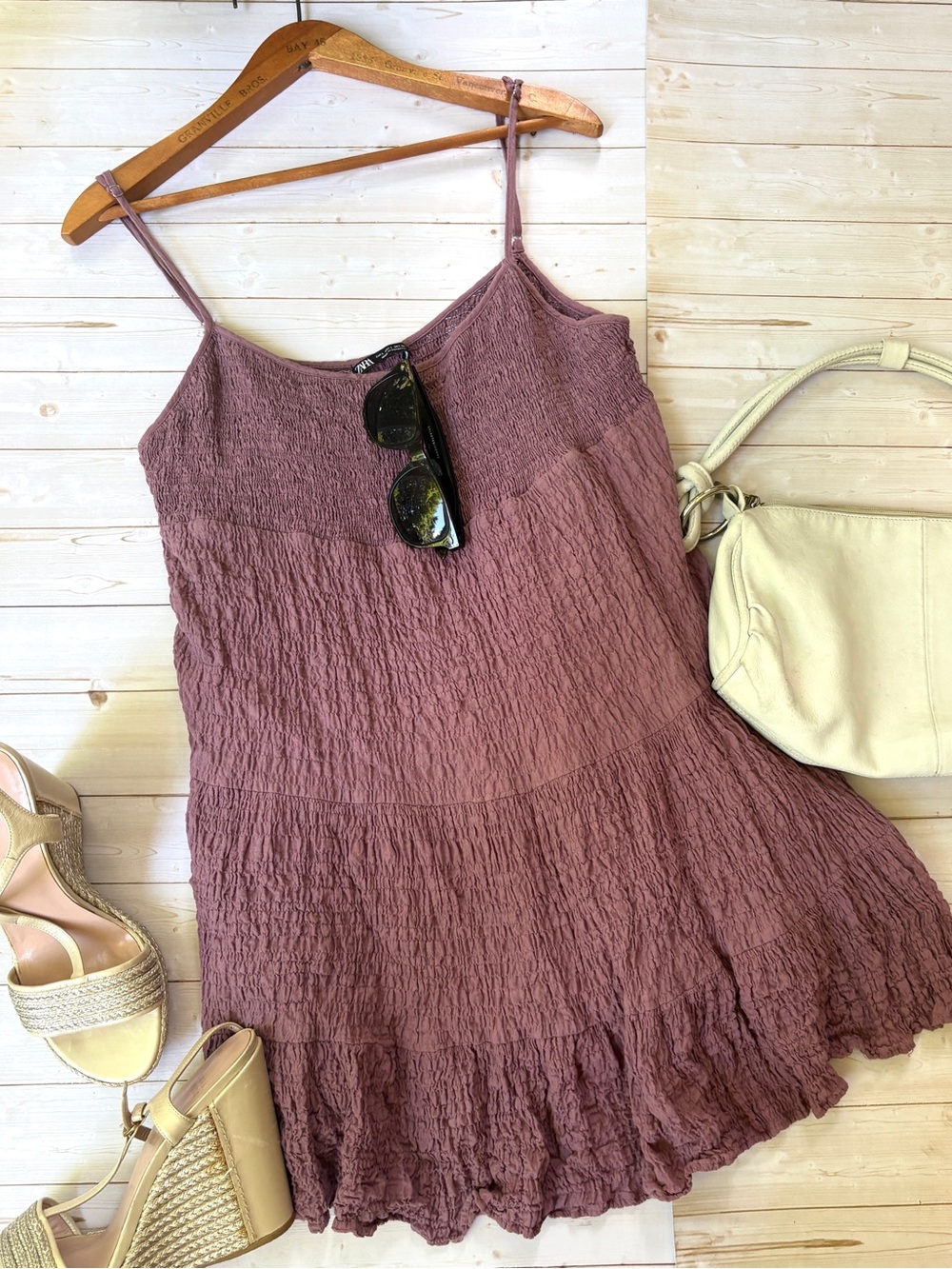 Zara crepe feel sundress